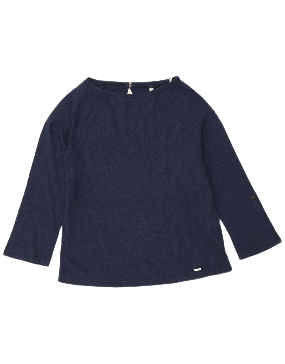 WOOLRICH Dame Top Langærmet UK 16 Large Navy Blue