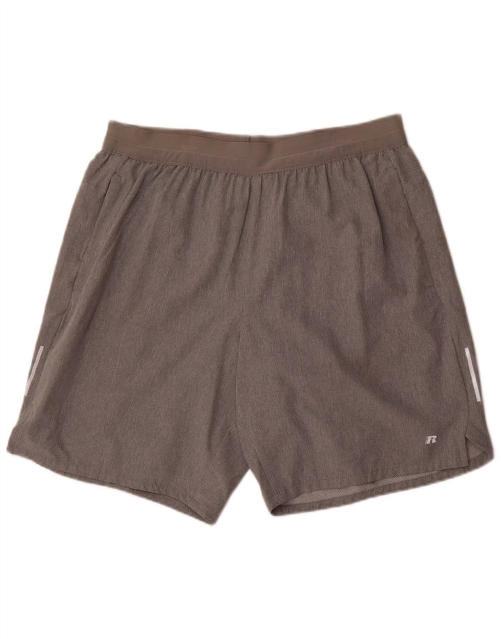 Russell Athletic Herre Sportshorts Store Grå Polyester