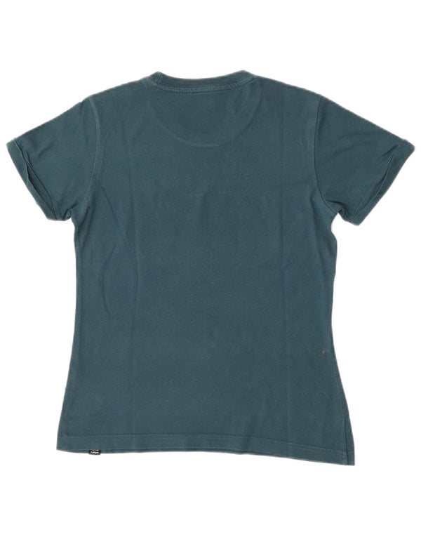 Adidas grafisk T-shirt top til kvinder DK 8/10 Small Green Floral Cotton