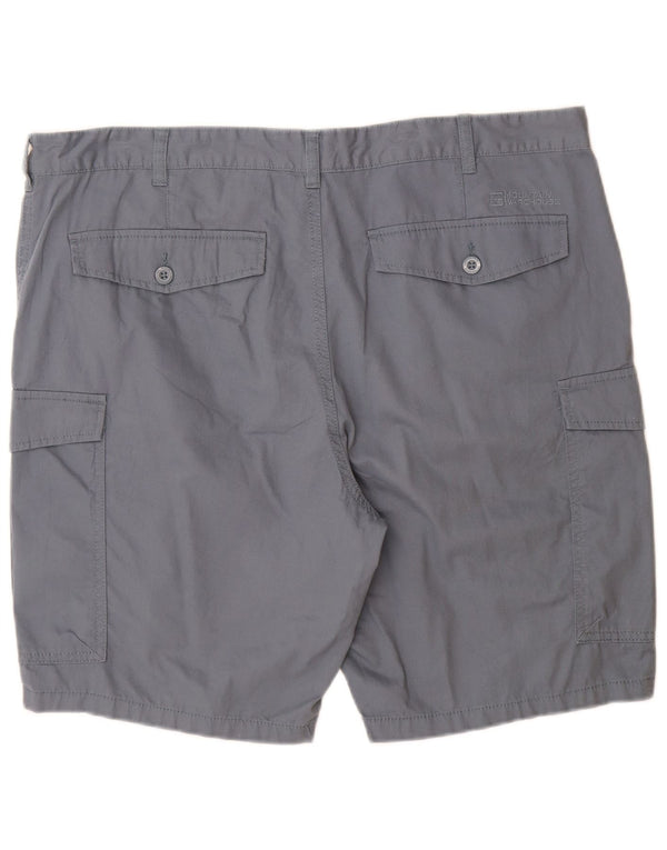 Mountain Warehouse Herre Cargo Shorts W40 XL Blå Bomuld