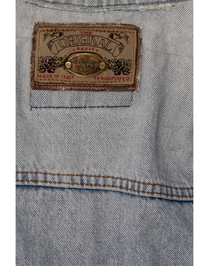 Wampum Herre denimjakke UK 38 Medium Blue