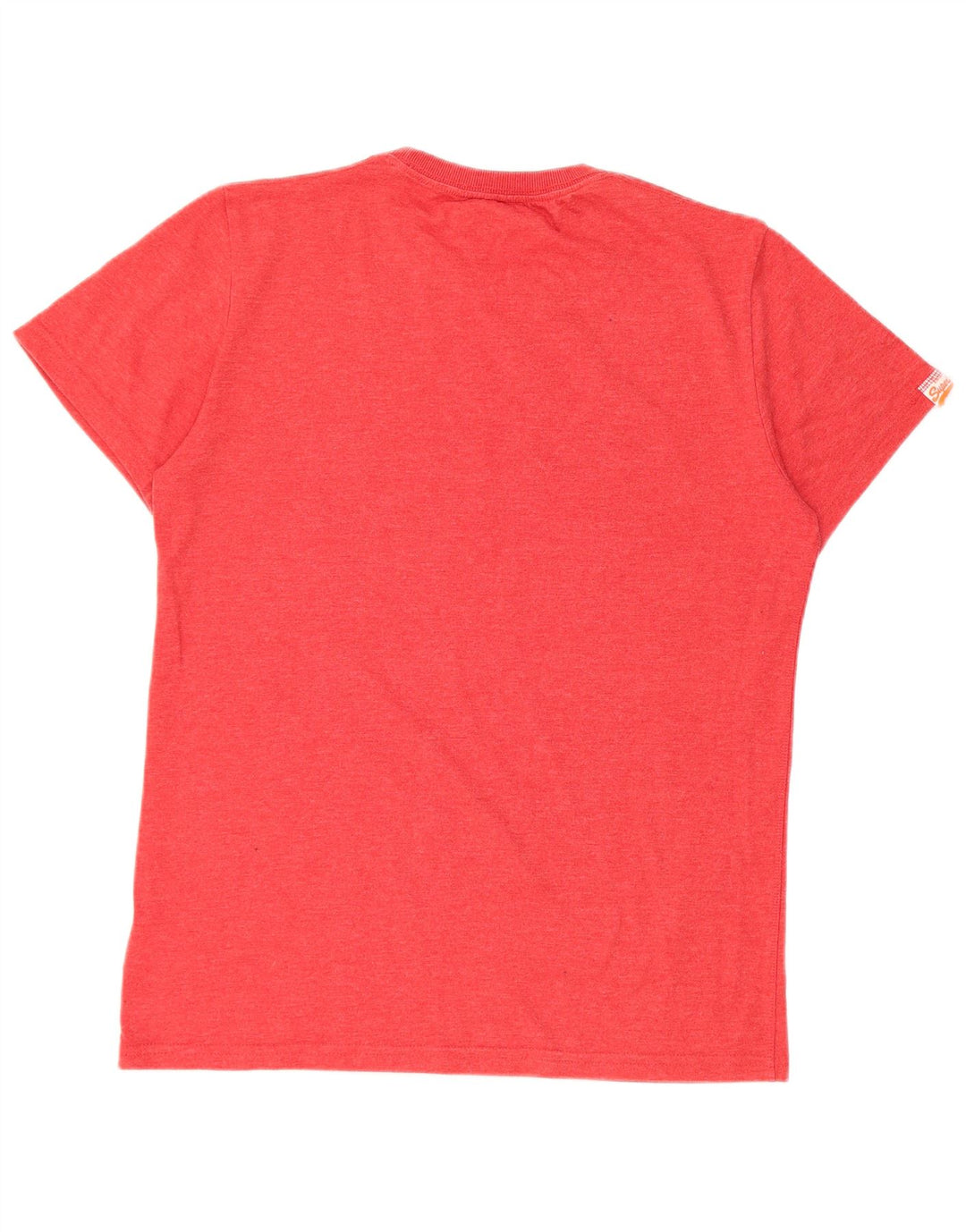 Superdry Grafisk T-shirt top til mænd, stor rød polyester