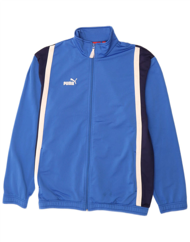 PUMA Træningsdragt til mænd Topjakke Medium Blue Colourblock Polyester