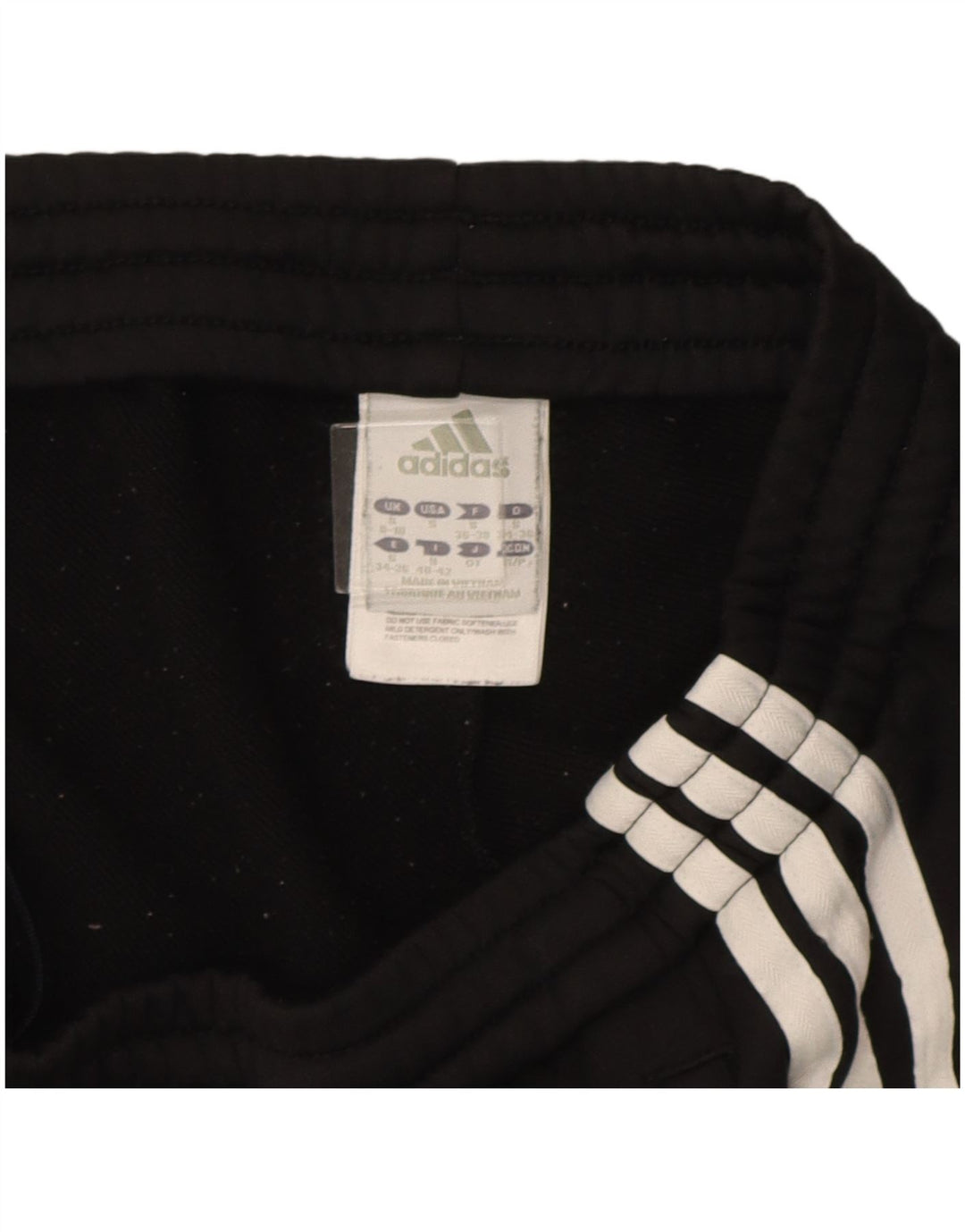 Adidas Træningsdragtsbukser til kvinder UK 8/10 Small Black Polyester