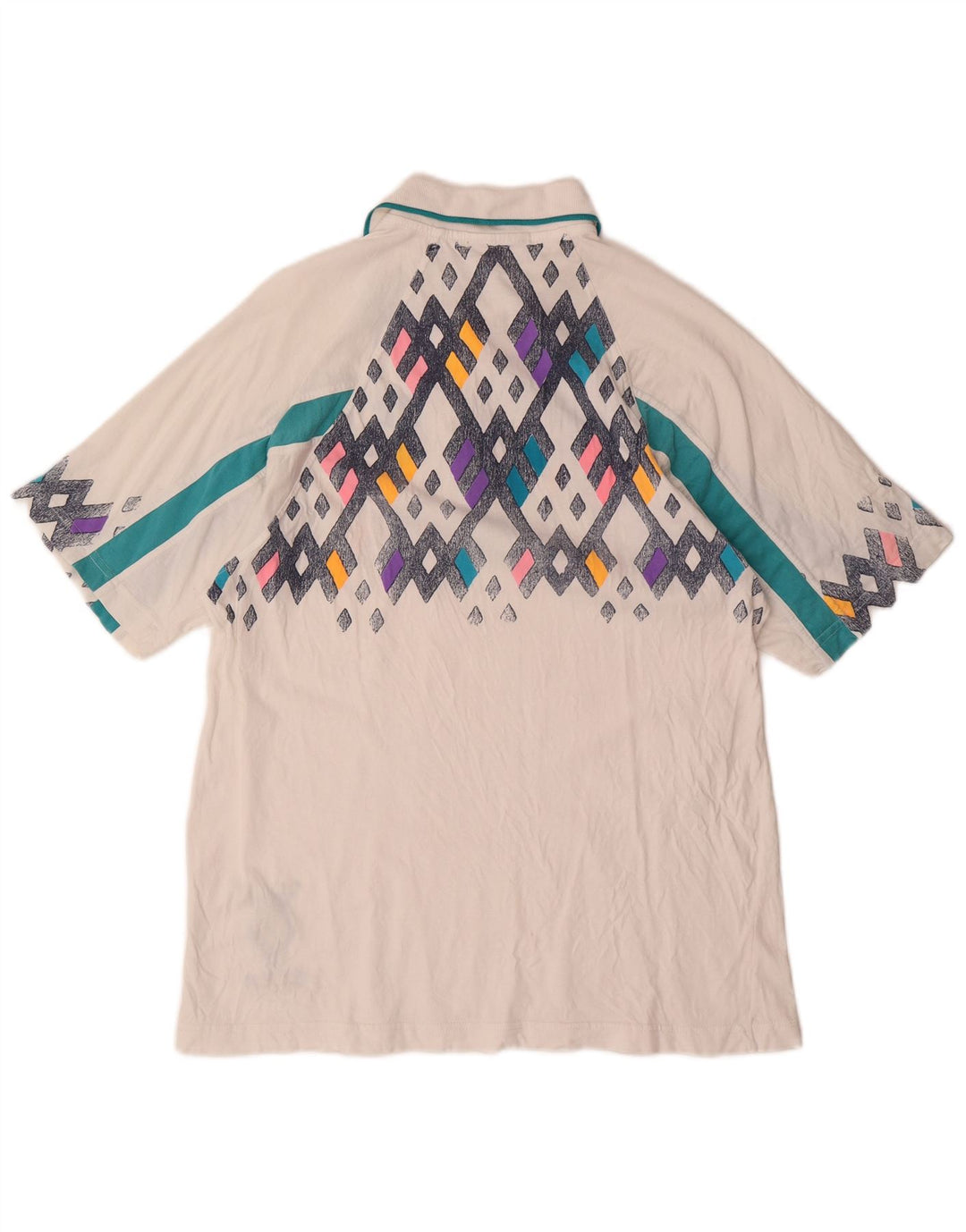 LOTTO Herre poloshirt Medium Hvid Geometrisk