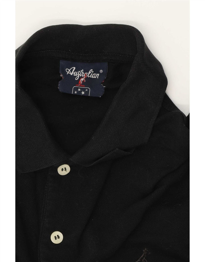 AUSTRALIAN L'ALPINA Poloshirt til mænd IT 50 Medium Sort