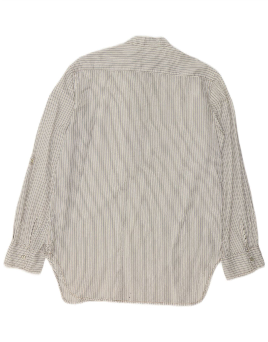Zara Dame Pullover Shirt UK 18 XL Hvidstribet bomuld