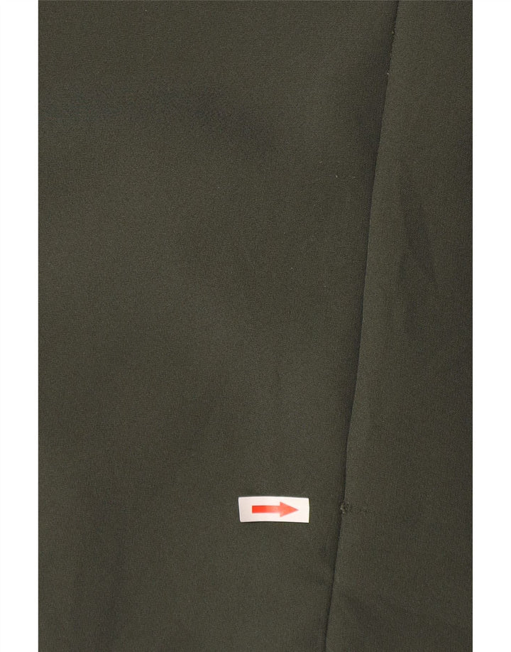 Zara Kvinders Ærmeløs Skede Kjole UK 12 Medium Khaki Polyester