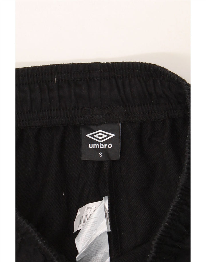 UMBRO Mens Tracksuit Trousers Joggers Small  Black Cotton Vintage Umbro and Second-Hand Umbro from Messina Hembry 