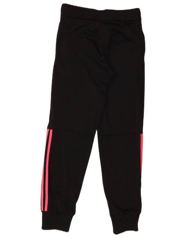 Adidas Pige Træningsdragt Bukser Joggers 14-15 År Sort Polyester