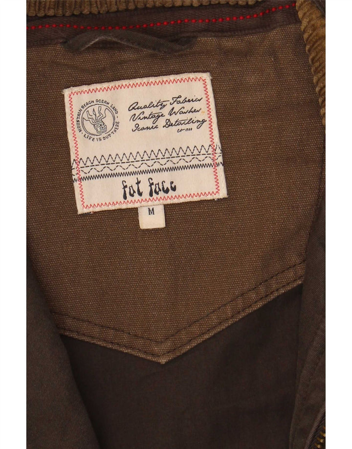 Fat Face Herre Military Jacket UK 38 Medium Brown Bomuld