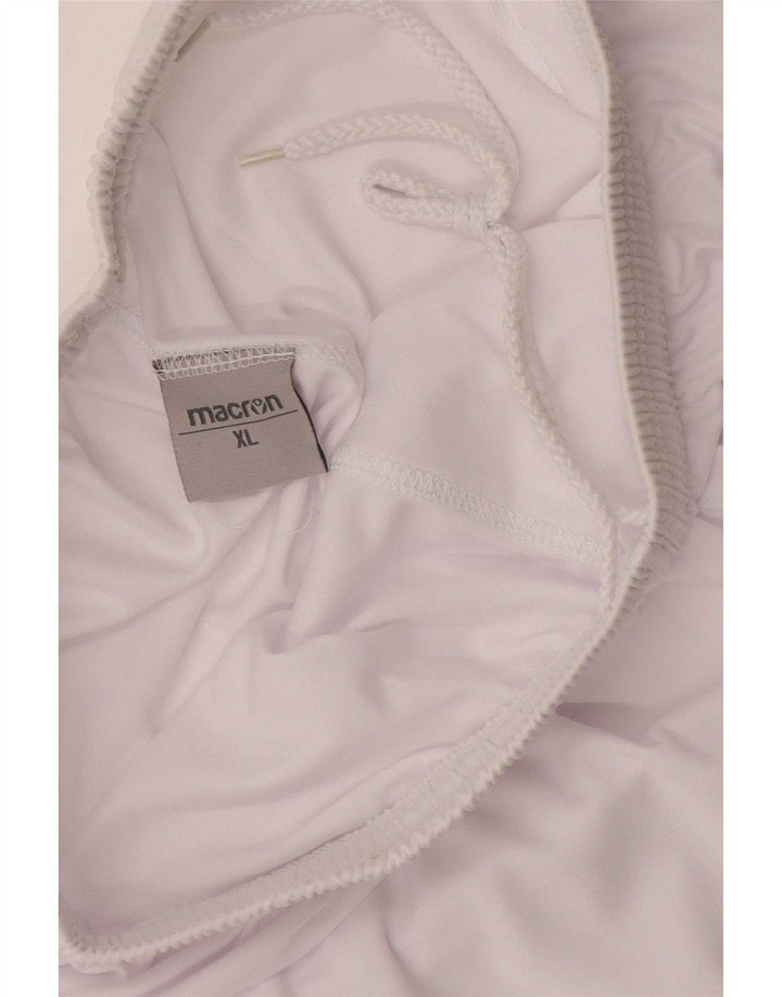 Macron Herre grafiske sportsshorts XL Hvid