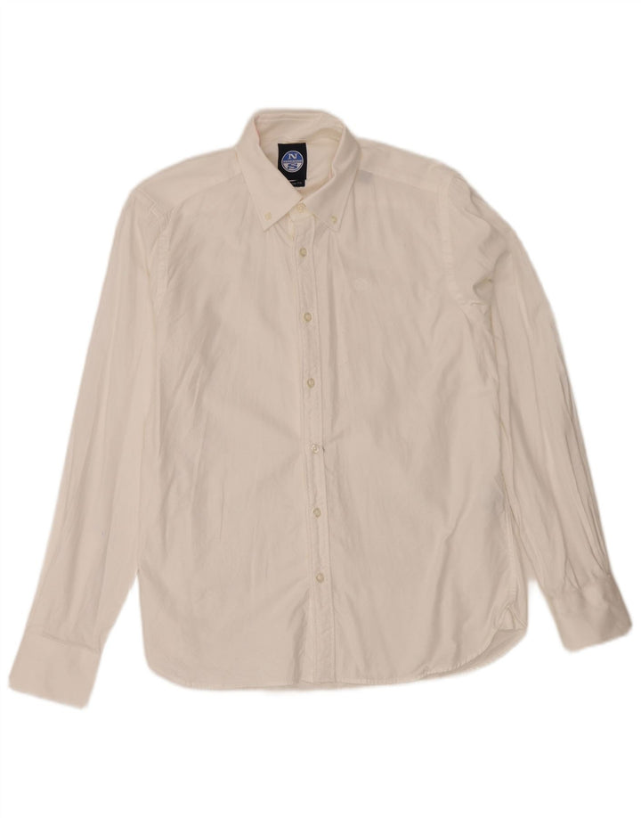 North Sails Herreskjorte XS Hvid Bomuld