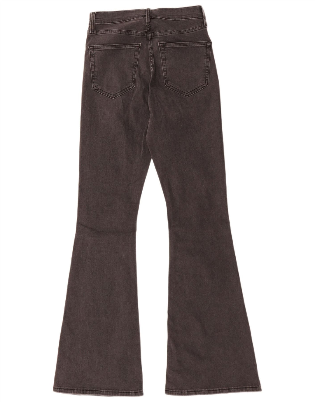 Topshop Dame Jamie Flared Jeans W28 L32 Grå Bomuld