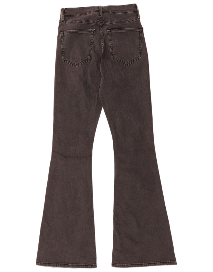 Topshop Dame Jamie Flared Jeans W28 L32 Grå Bomuld