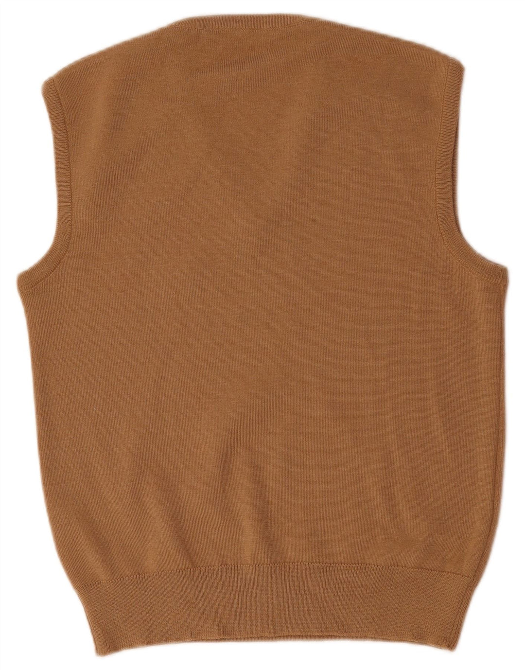 Vintage Herrevest Tank Top IT 48 Medium Beige Uld
