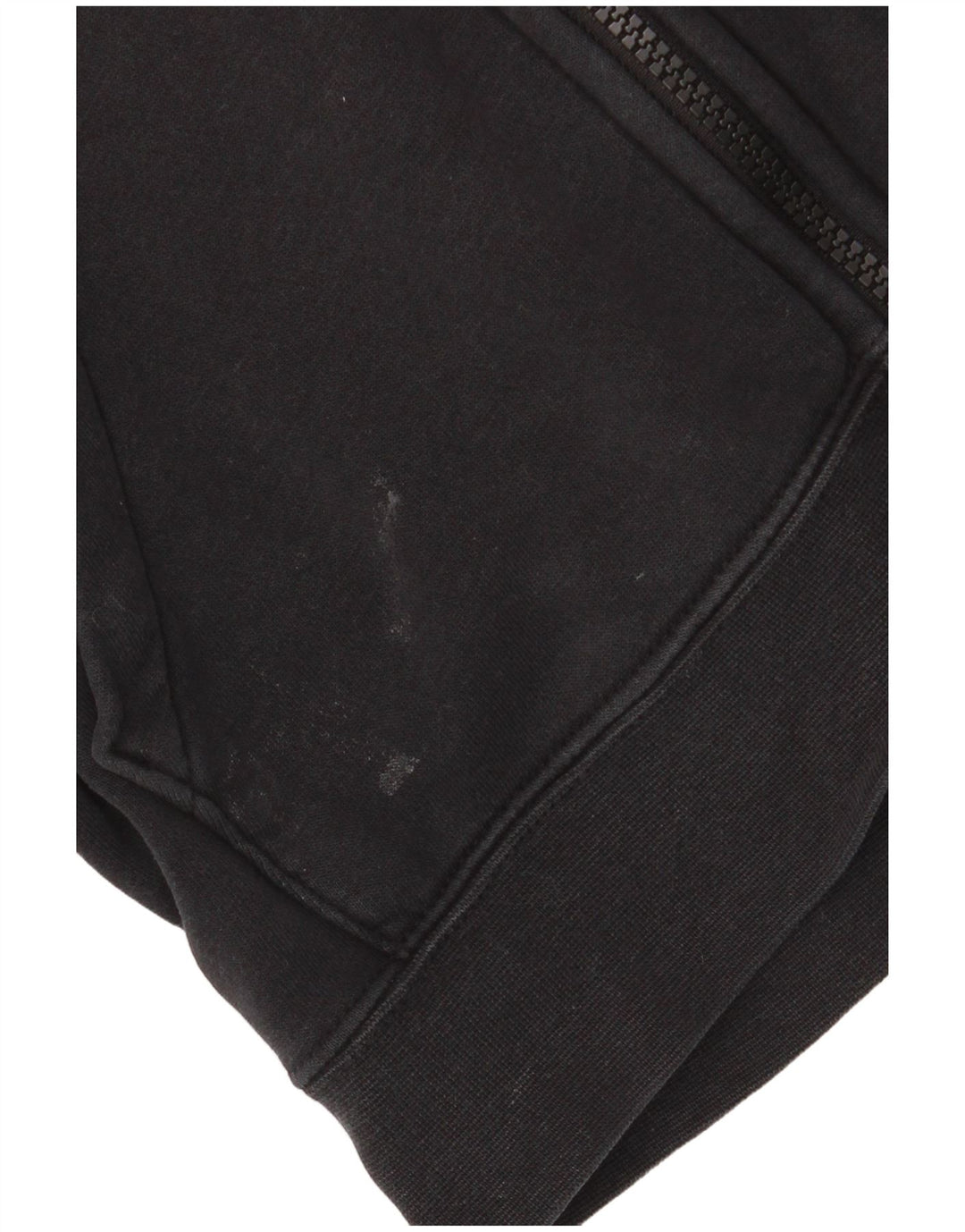 NIKE Oversized hættetrøje med lynlås til kvinder UK 6 XS Sort bomuld