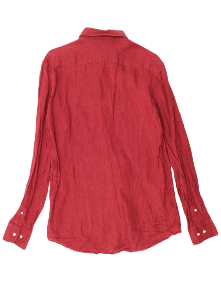 Massimo Dutti herreskjorte lille rød linned