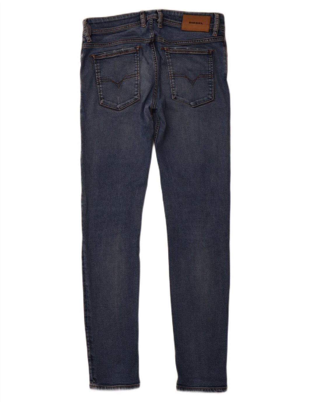 DIESEL Womens Skinny Jeans W30 L31 Blue Cotton