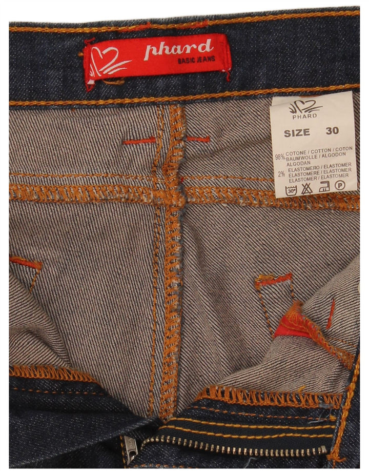 Phard lige jeans til kvinder W30 L31 Marineblå bomuld