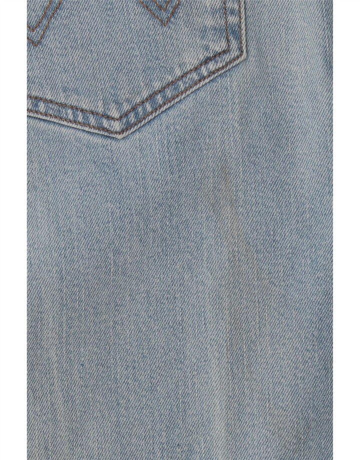 Wrangler Womens Regular Fit Straight Jeans W30 L32 Blå Bomuld