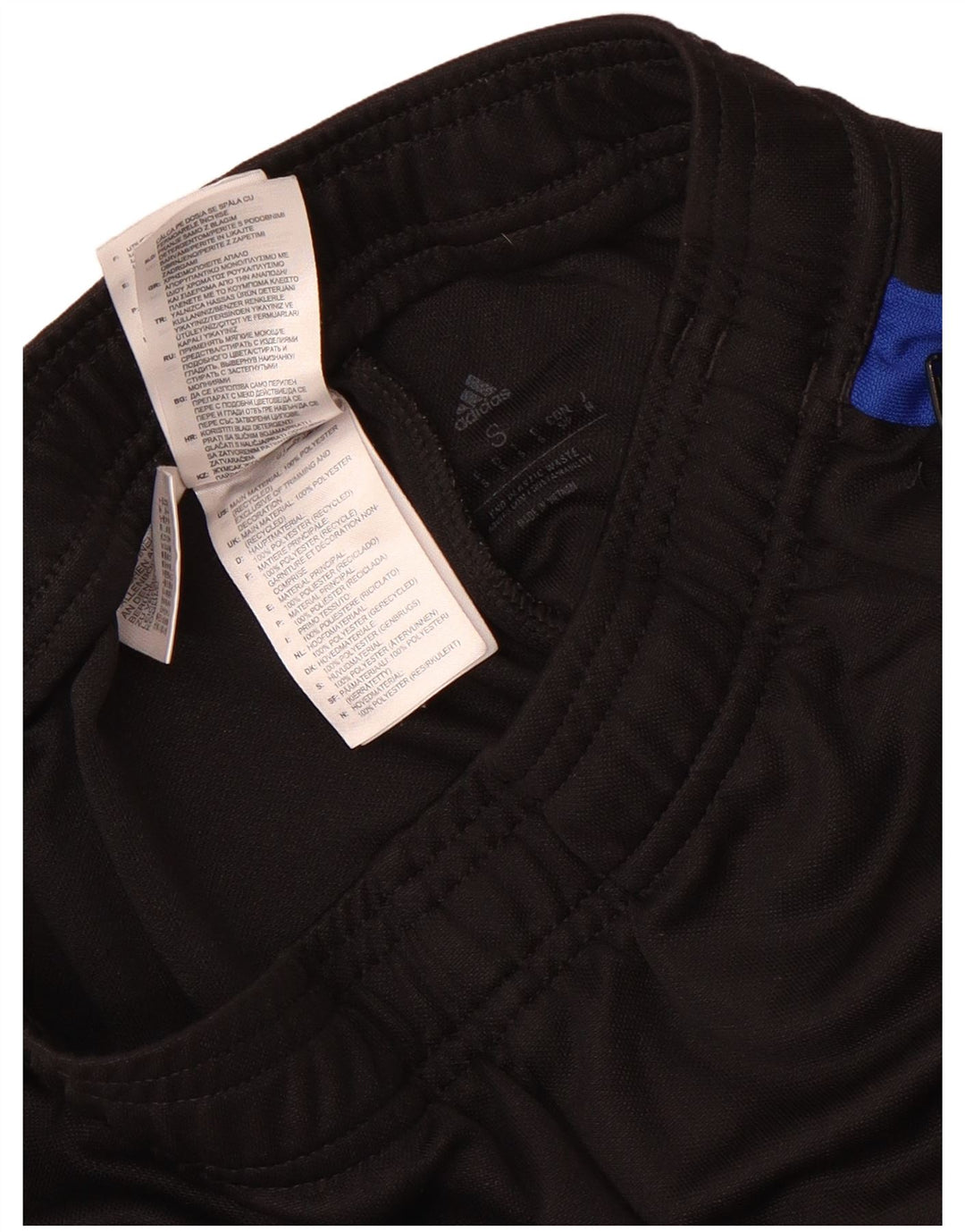 Adidas Aeroready træningsdragt bukser til mænd Small Black Colourblock Polyester