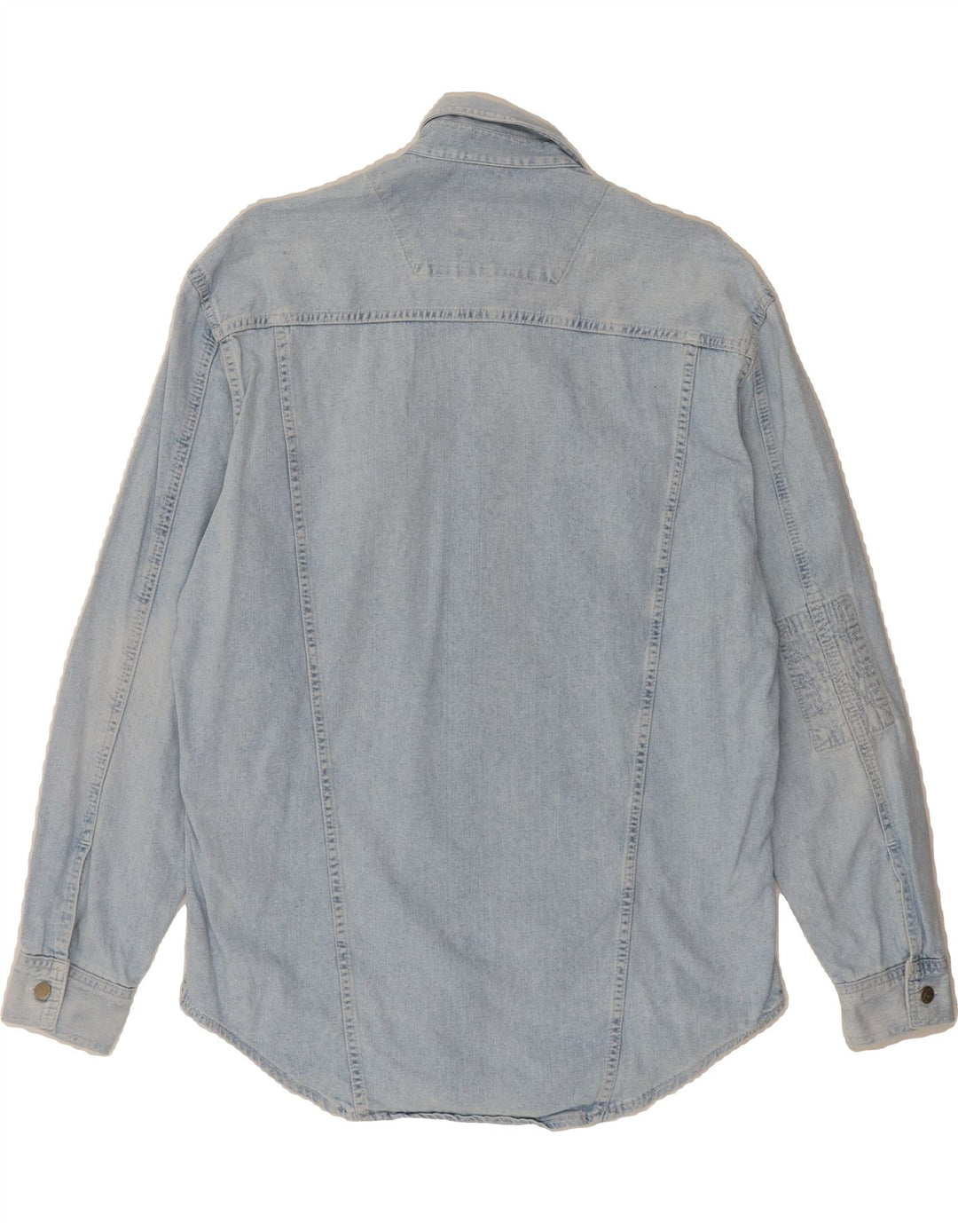 CHARRO Mens Graphic Denim Shirt Medium Blue Vintage Charro and Second-Hand Charro from Messina Hembry 