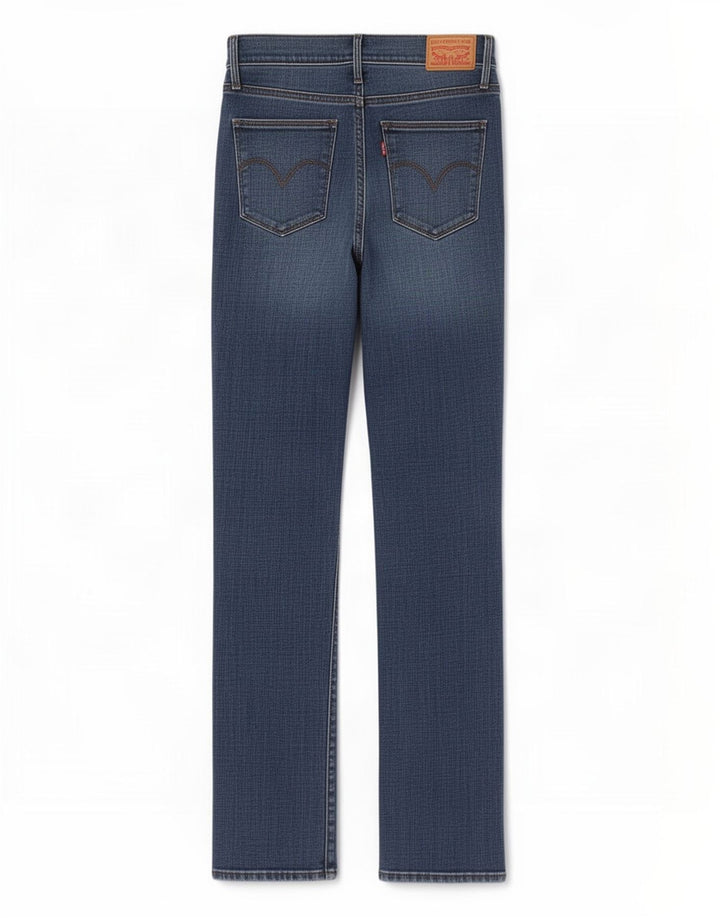 Levi's Dame Slankende Bootcut Jeans W27 L32 Blå Bomuld