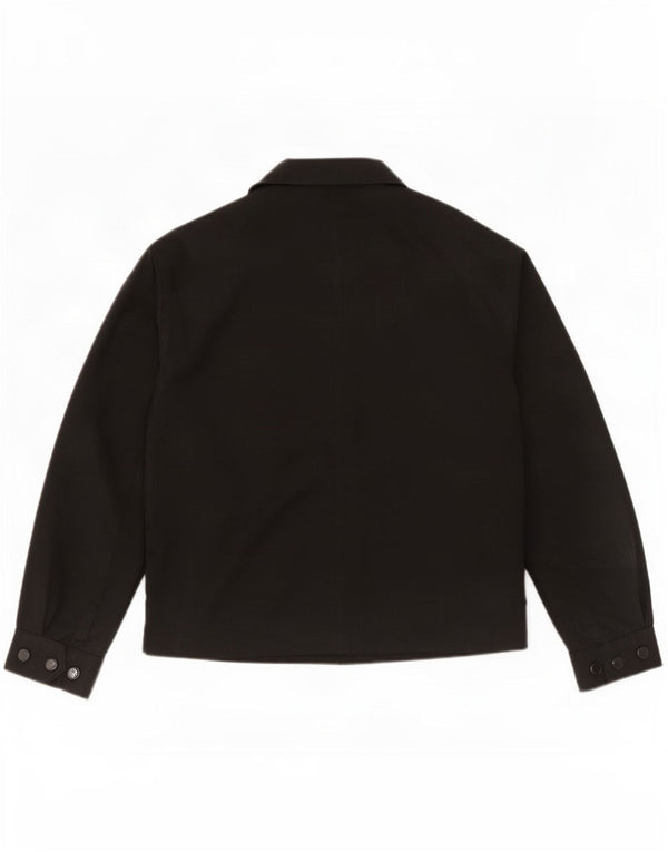 Zara Herre Bomber Jacket UK 36 Small Black Polyester