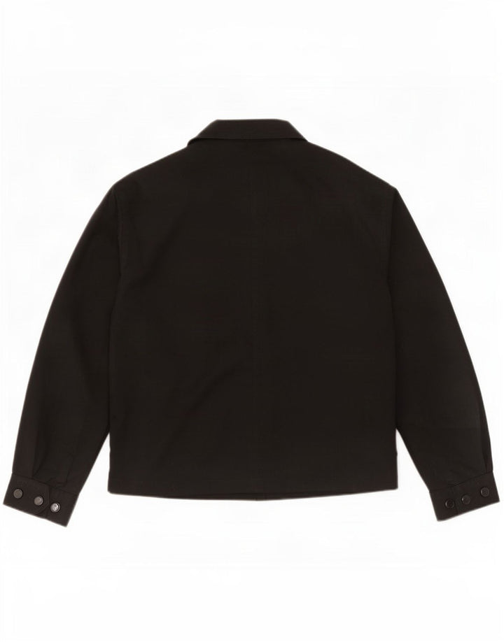 Zara Herre Bomber Jacket UK 36 Small Black Polyester