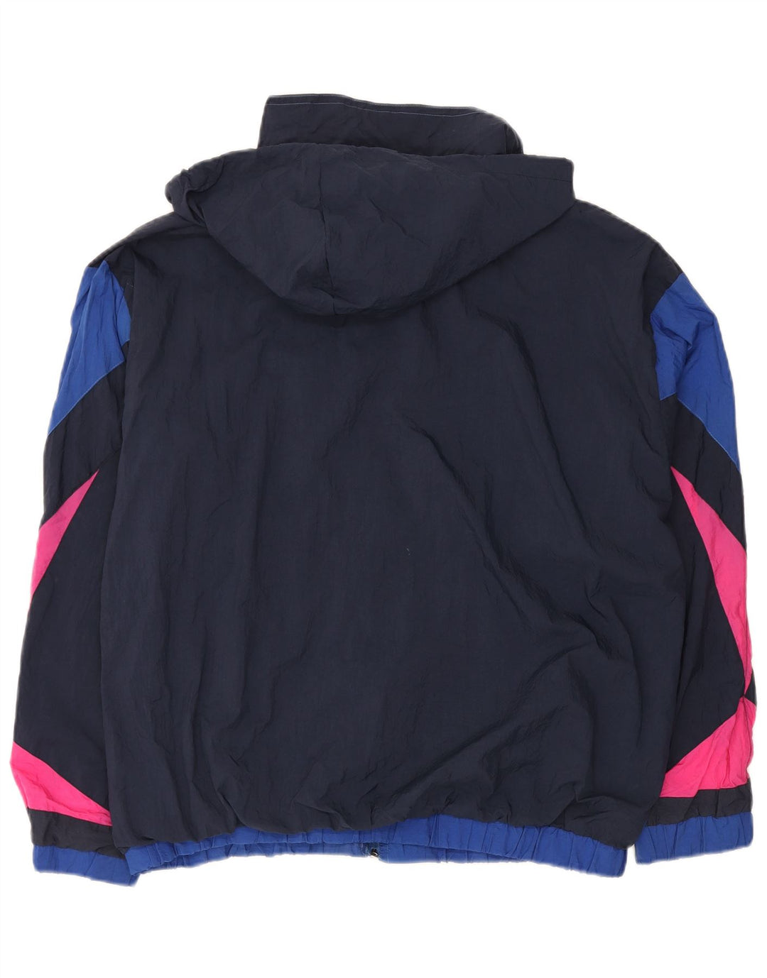 Vintage træningsdragt med hætte til mænd XL Multifarvet Colourblock