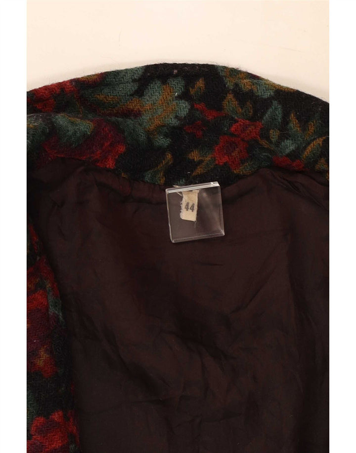 Vintage Dame 1 Knap Blazer Jakke IT 44 Medium Multicolored Floral