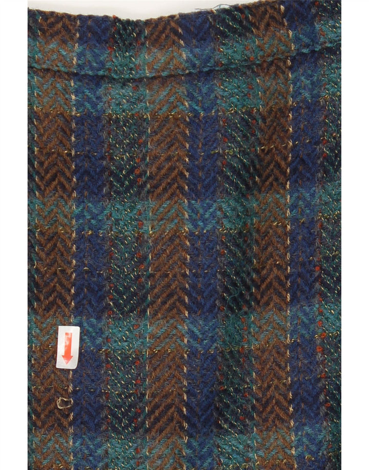 WEINBERG Womens 2 Button 2 Piece Skirt Set EU 44 XL W30 Navy Blue Check Vintage Weinberg and Second-Hand Weinberg from Messina Hembry 