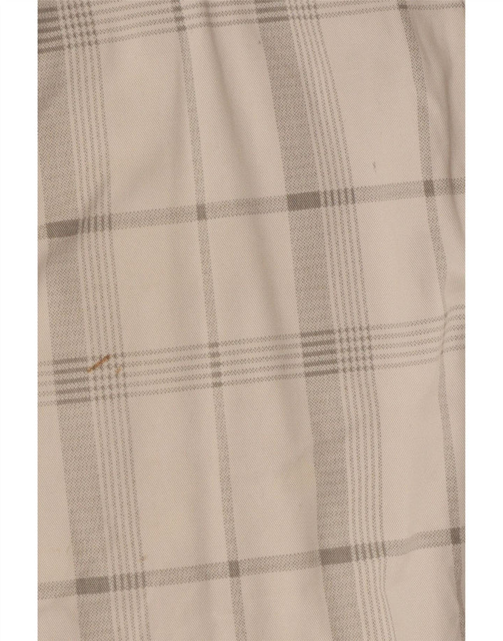 QUIKSILVER Chino Shorts til mænd W38 XL Hvid ternet bomuld