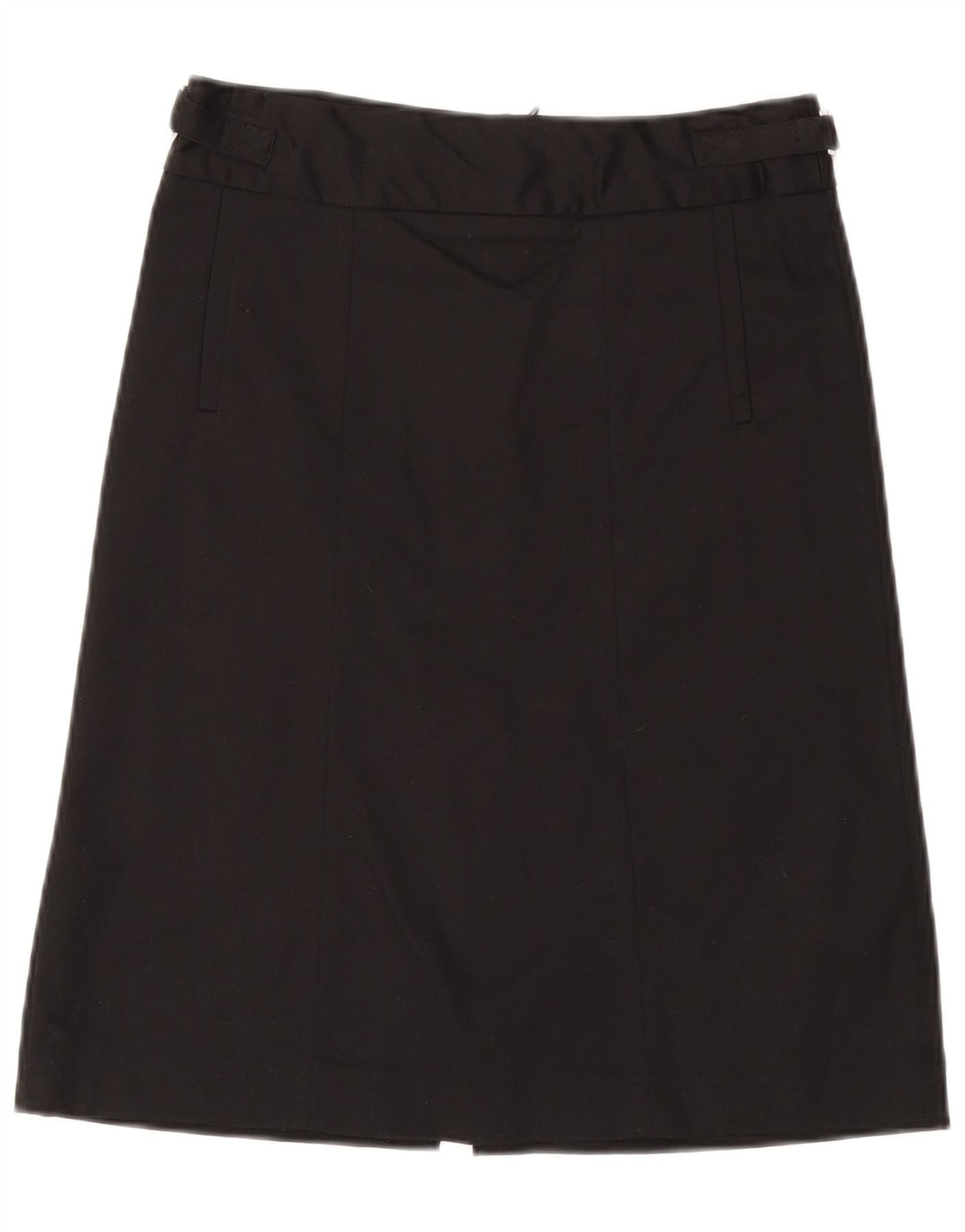 Zara A-line nederdel til kvinder XS W24 Sort bomuld