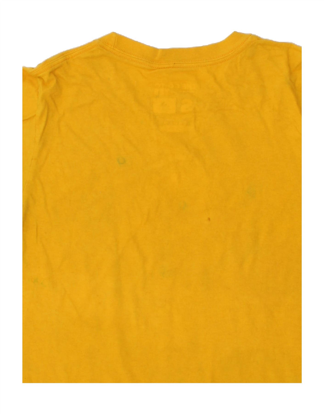 ADIDAS Mens Graphic T-Shirt Top Small Yellow Cotton Vintage Adidas and Second-Hand Adidas from Messina Hembry 