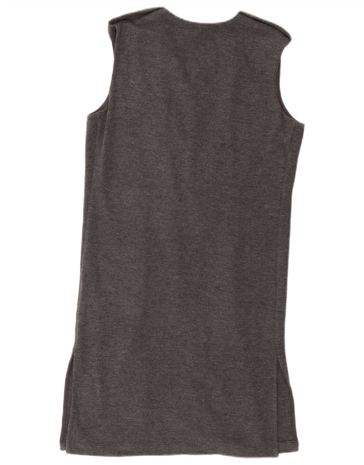 MARKS & SPENCER Dame ærmeløs cardigan sweater UK 8 Small Grey