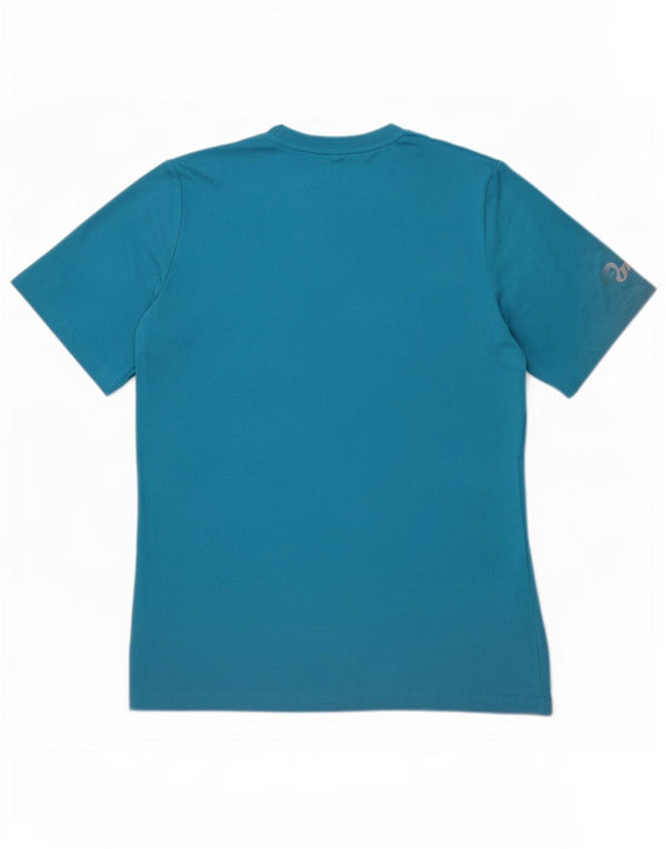 Asics Herre T-Shirt Top Medium Blue Polyester