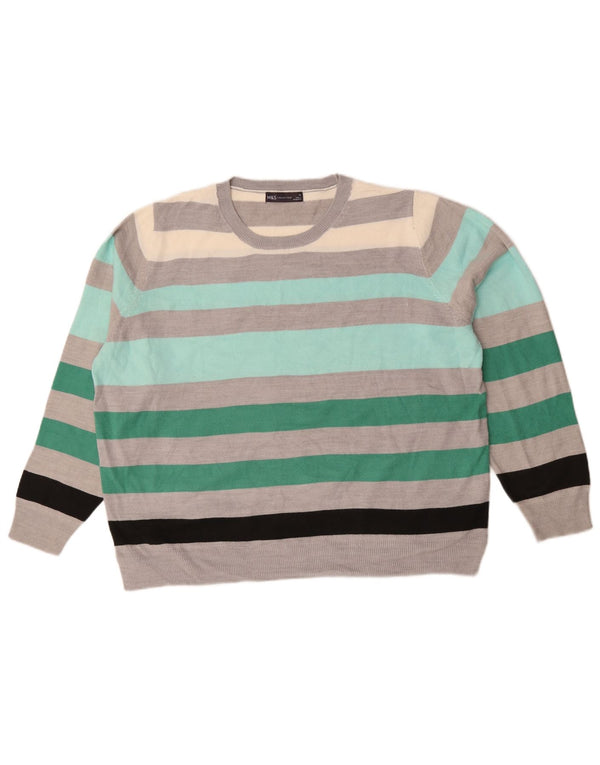 Marks & Spencer Dame sweater med rund hals DK 20 2XL Flerfarvet