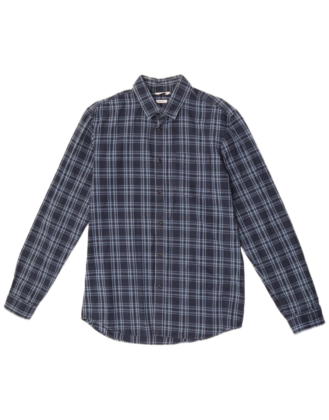 Jack & Jones Herre Slim Fit Flanellskjorte Medium Navy Blue Check