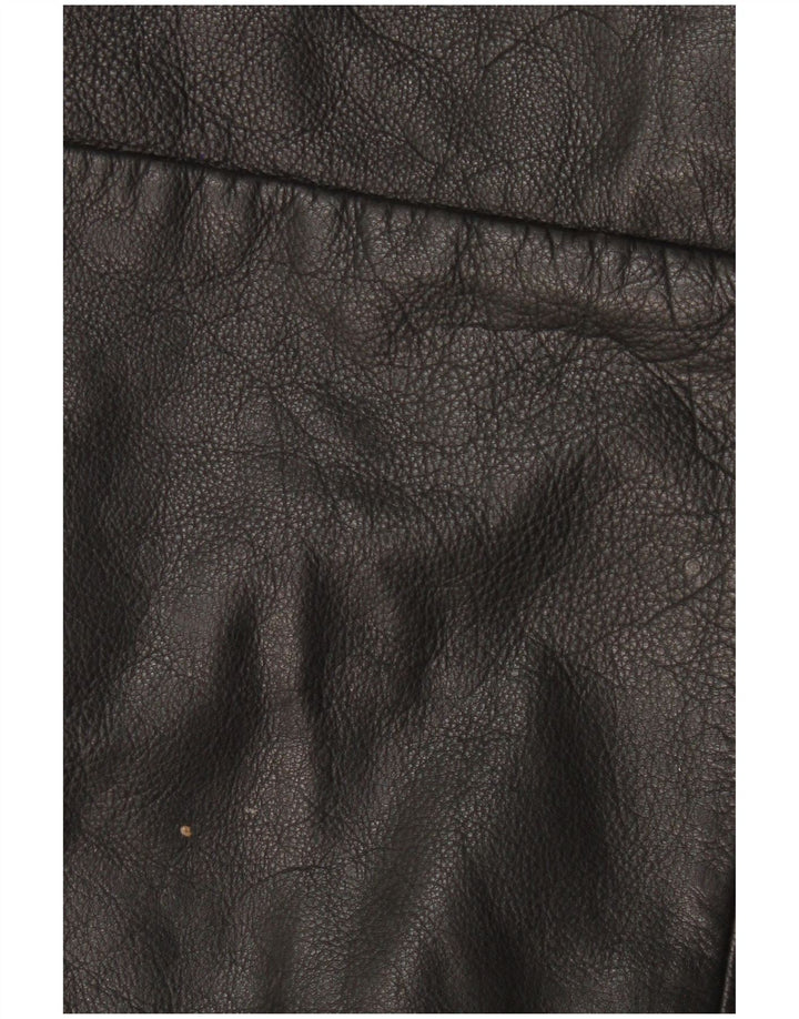 Izzi Dame Læderjakke UK 14 Medium Sort