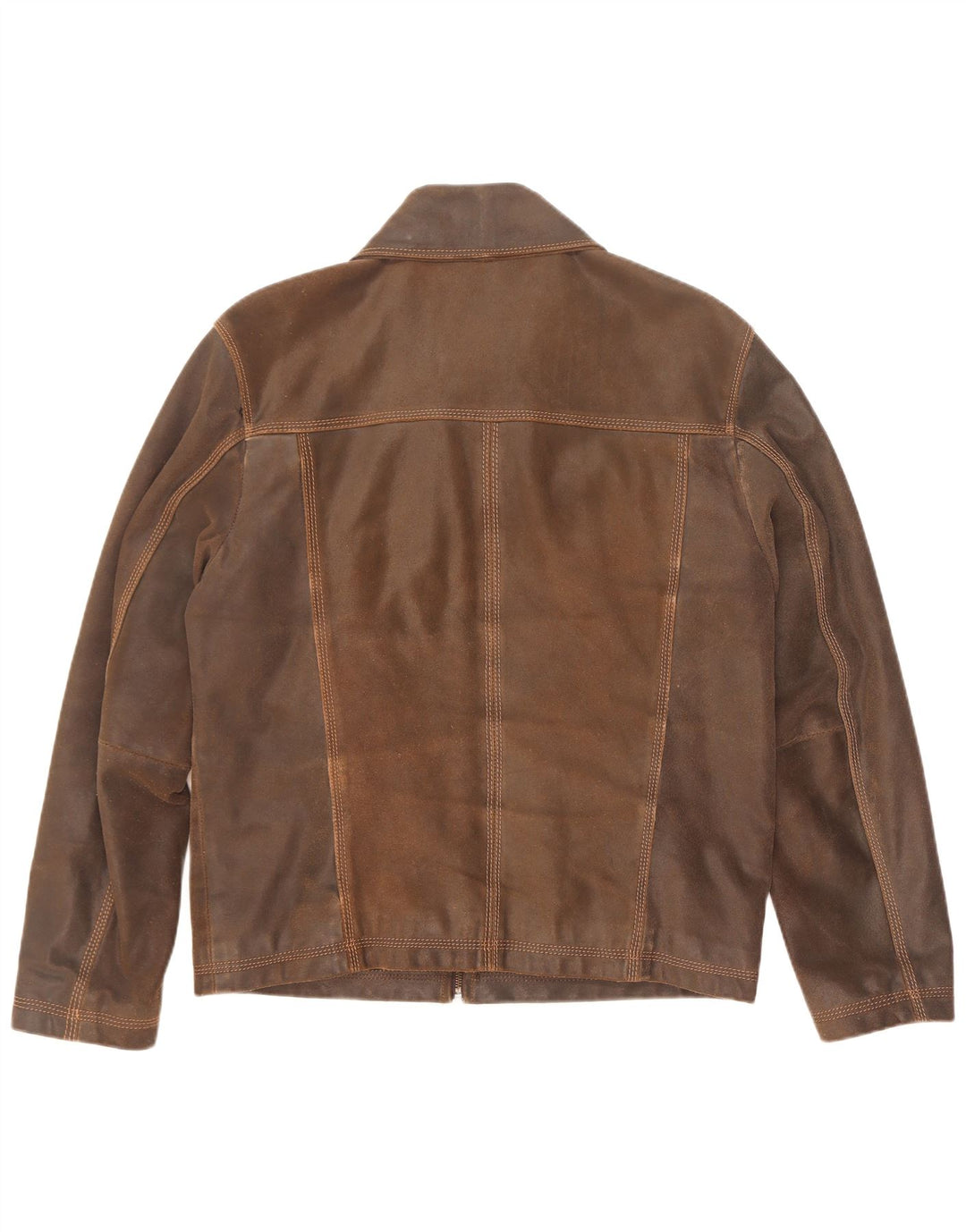 S.Oliver Herre Læderjakke UK 38 Medium Brun
