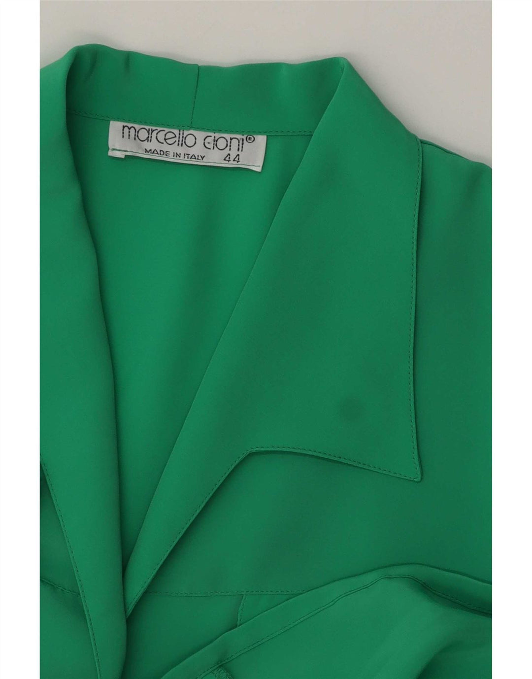 Marcello Cioni Dame Kortærmet Bluse IT 44 Medium Grøn
