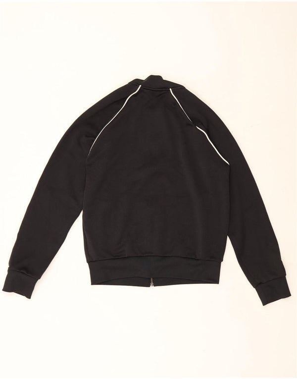 Adidas træningsdragt topjakke til kvinder UK 14 Medium Sort Polyester