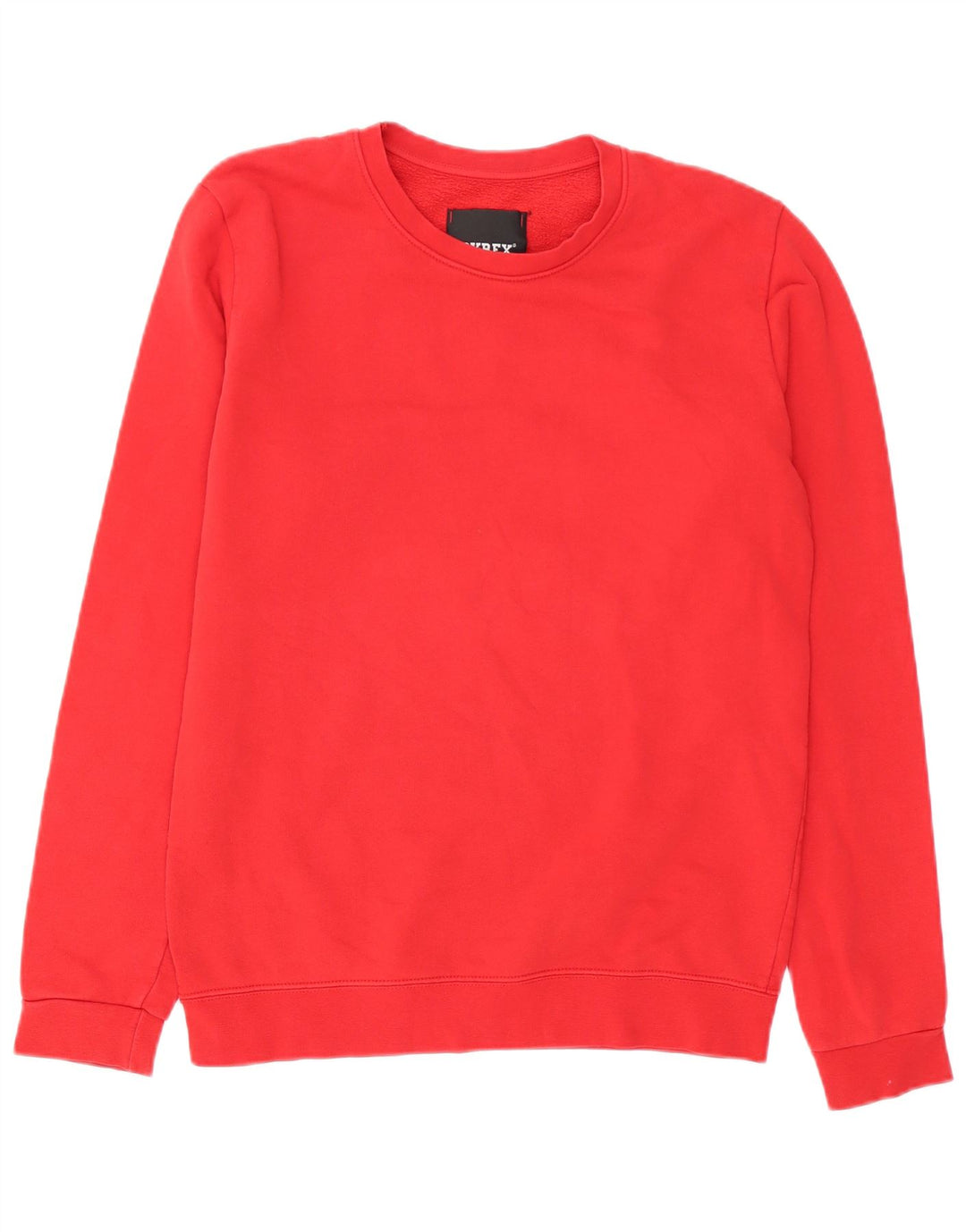 Pyrex Herre Grafisk Sweatshirt Jumper Medium Rød Bomuld