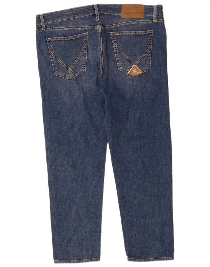 Roy Rogers Herre Tapered Cropped Jeans W40 L26 Blå Bomuld