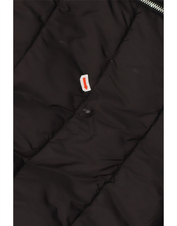 BIANCOGHIACCIO Womens Padded Coat UK 12 Medium Black Polyamide Vintage Biancoghiaccio and Second-Hand Biancoghiaccio from Messina Hembry 