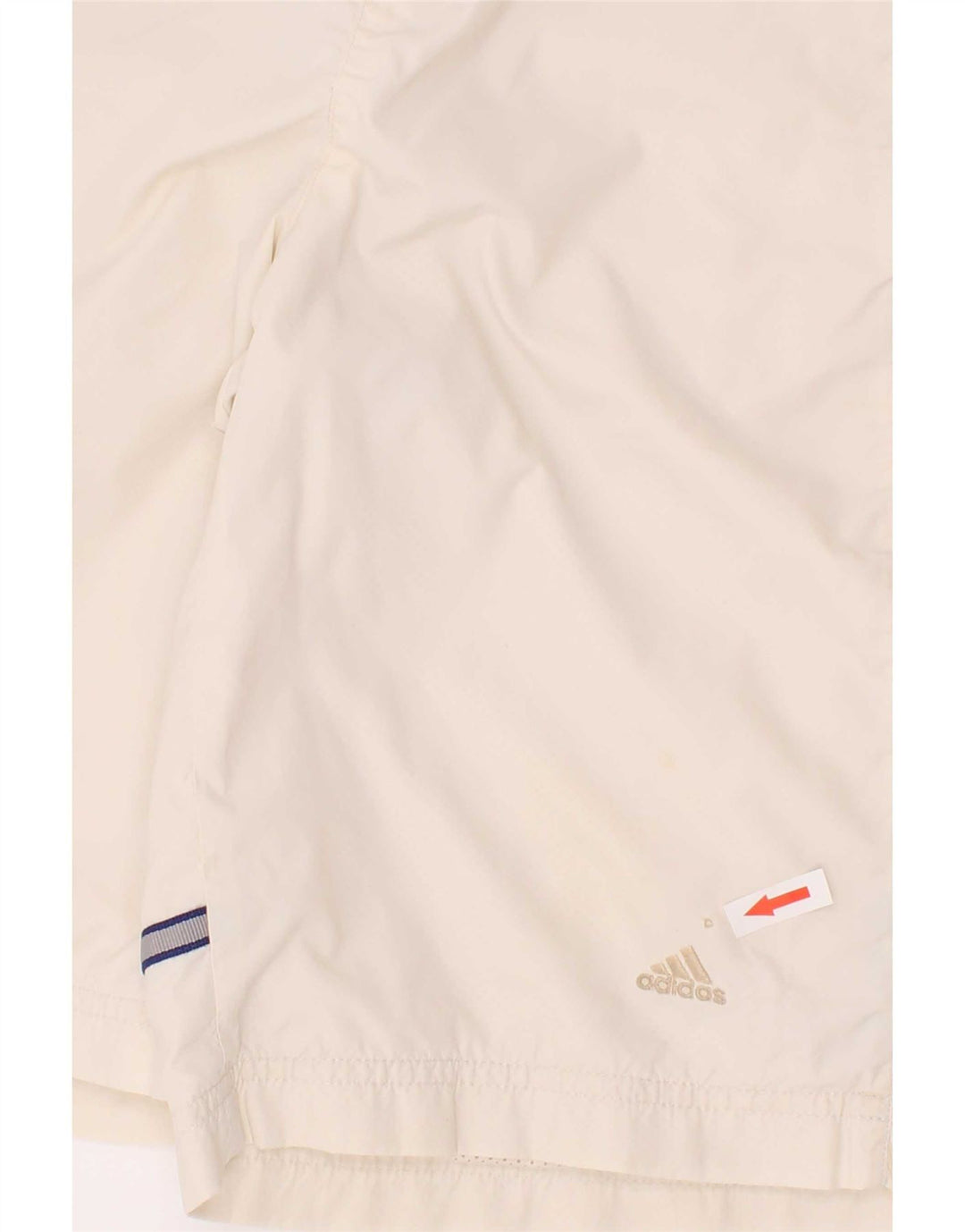 Adidas Badeshorts til drenge 13-14 år Hvidstribet polyester