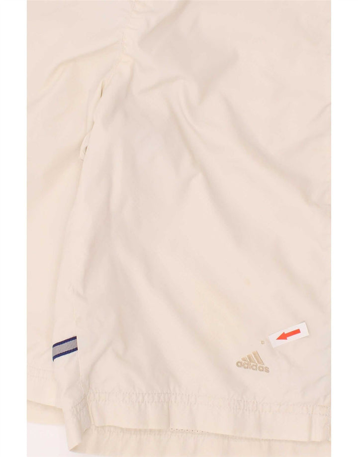 Adidas Badeshorts til drenge 13-14 år Hvidstribet polyester