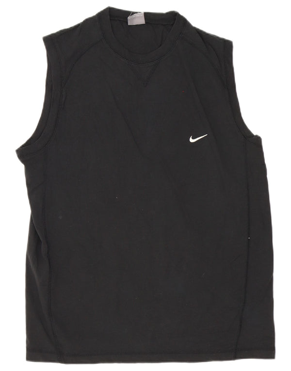 Nike T-shirt top mellem sort bomuld til mænd